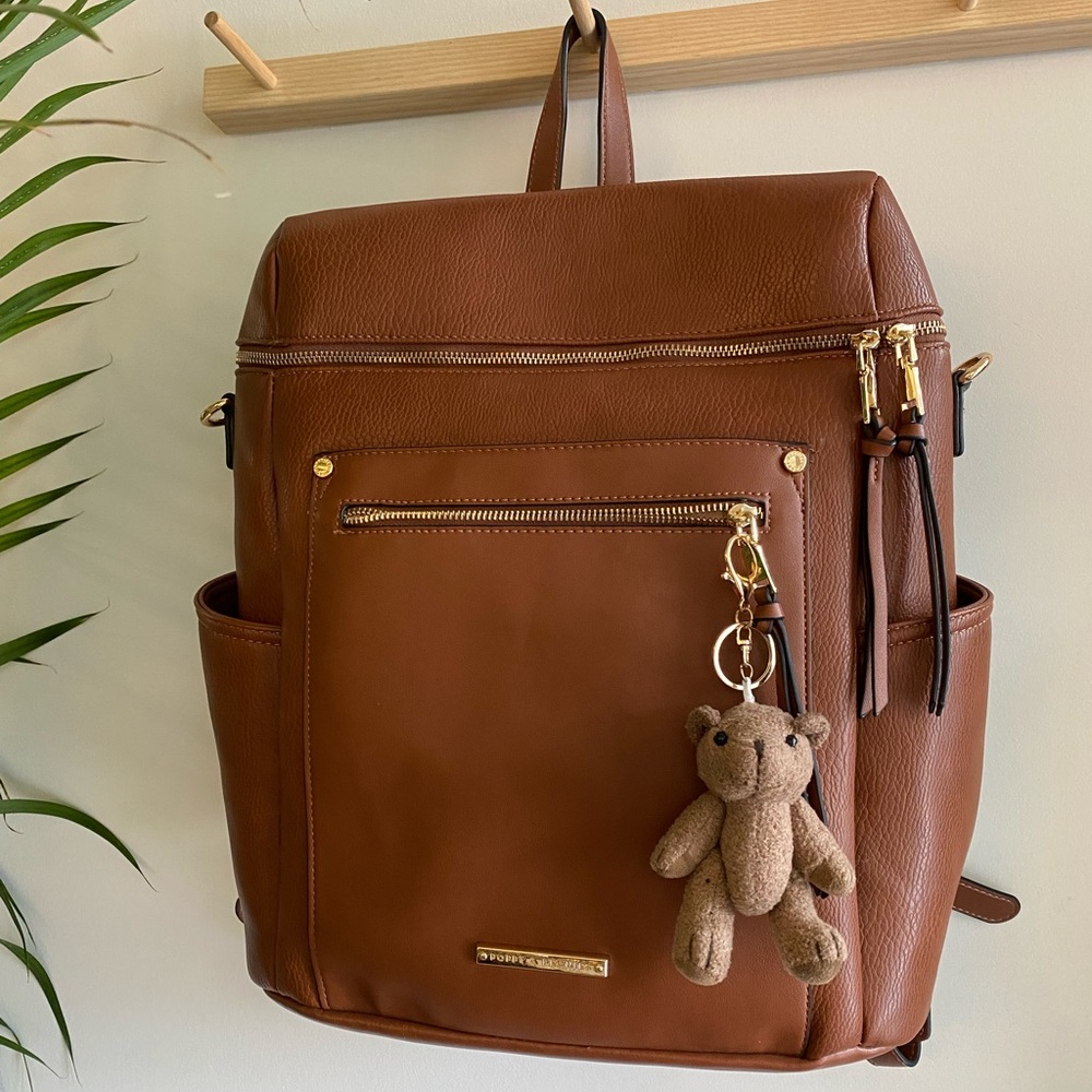 Poppy and Peonies diaper bag